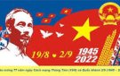 Tuyên truyền chào mừng kỷ niệm 78 năm cách mạng tháng tám và Quốc khánh 2/9/2023