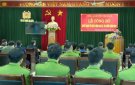 LỄ CÔNG BỐ QUYẾT ĐỊNH TỔ CHỨC CÔNG AN XÃ, THỊ TRẤN CHÍNH QUY