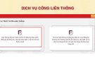 UBND xã Bắc Lương triển khai 2 nhóm dịch vụ công liên thông.