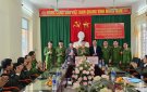 ĐẠI TÁ PHÙNG XUÂN TIẾN ĐẾN THĂM VÀ CHỈ ĐẠO CÔNG TÁC BẢO ĐẢM ANTT TẾT NGUYÊN ĐÁN GIÁP THÌN TẠI CÔNG AN XÃ BẮC LƯƠNG