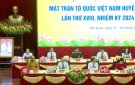 ĐẠI HỘI ĐẠI BIỂU MTTQ HUYỆN THỌ XUÂN LẦN THỨ XVIII, NHIỆM KỲ 2024-2029 PHIÊN THỨ HAI